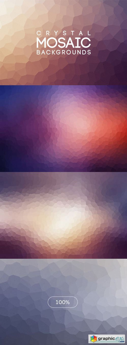 Crystal Mosaic Backgrounds