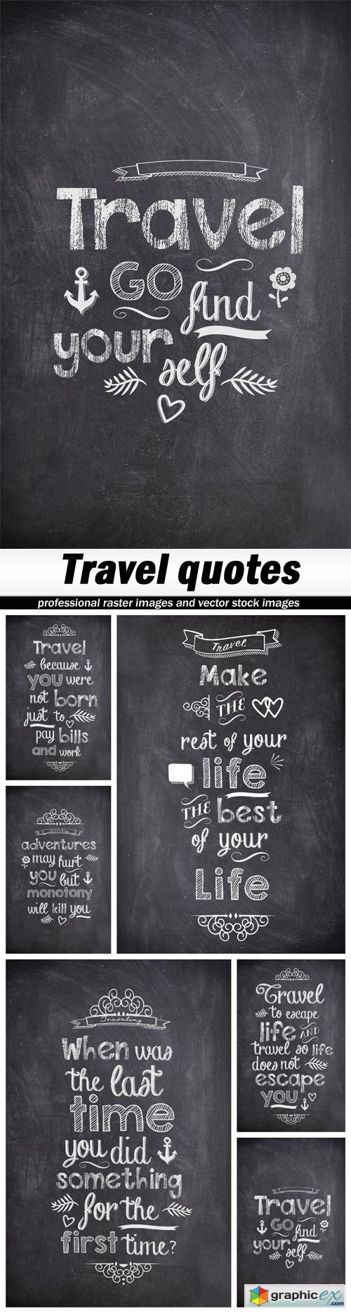 Travel quotes - 6 UHQ JPEG