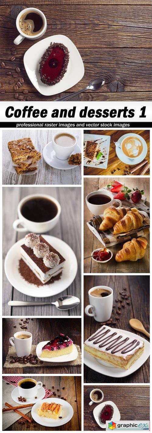 Coffee and desserts 1 - 8 UHQ JPEG