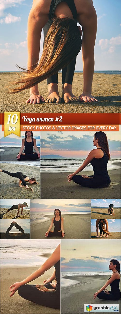 Yoga women 2, 10 x UHQ JPEG