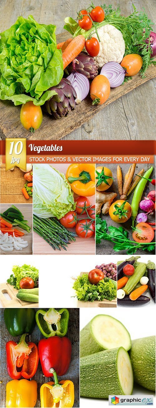 Vegetables, 10 x UHQ JPEG