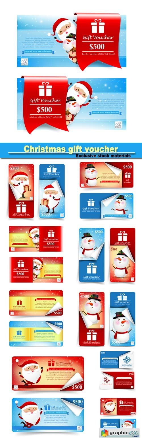 Christmas banner promotion sale discount, christmas gift voucher