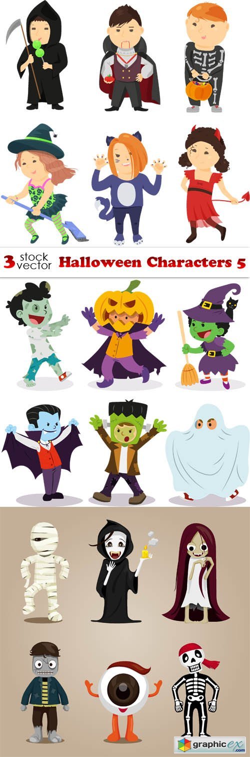 Halloween Characters 5