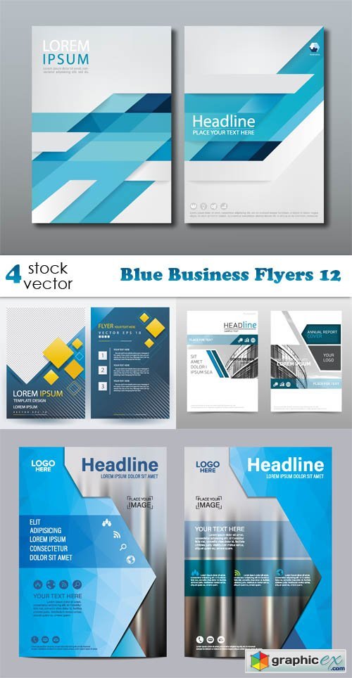 Blue Business Flyers 12