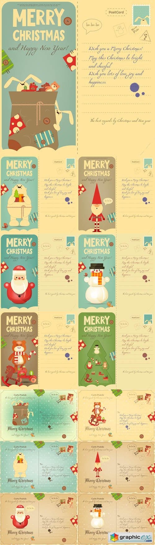 Christmas Vintage Postcards