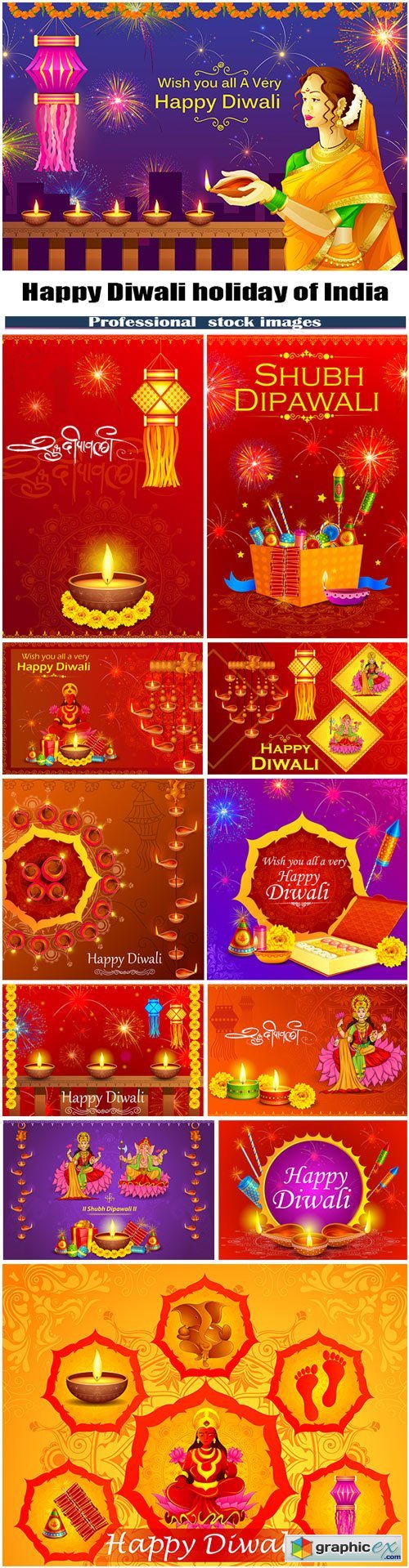 Happy Diwali holiday of India