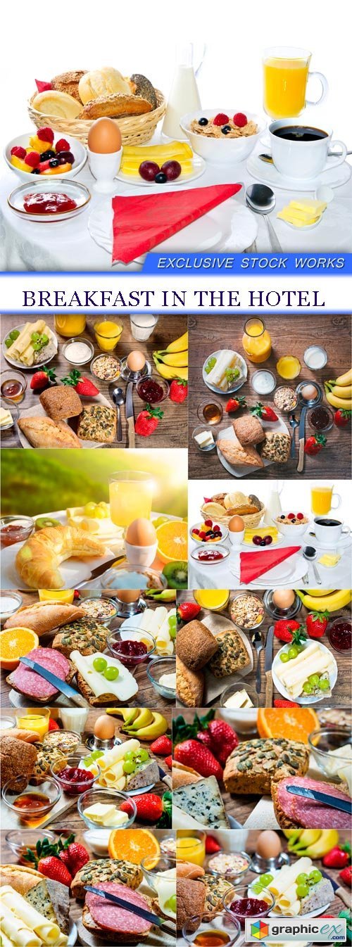 Breakfast in the hotel 10X JPEG