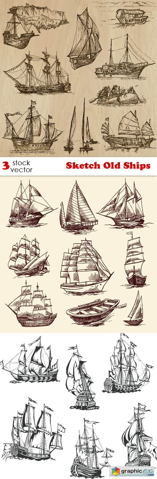 Sketch Old Ships