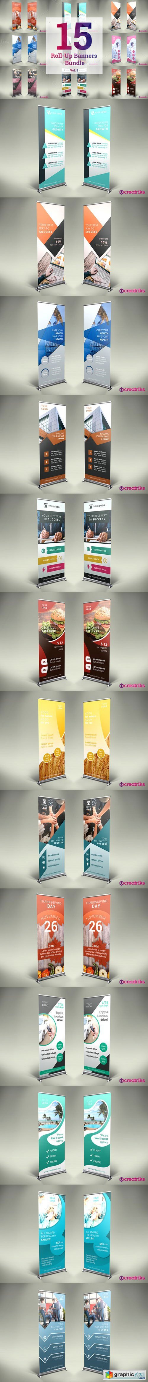 15 Roll-Up Banners Bundle vol.1
