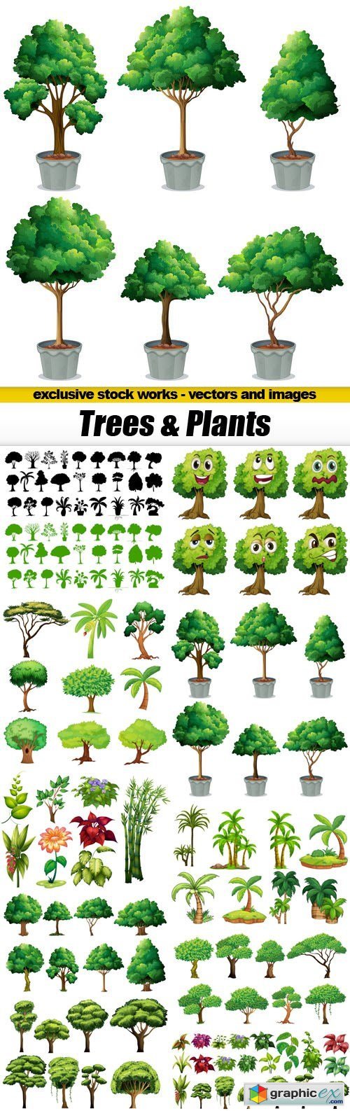 Trees & Plants - 10xEPS