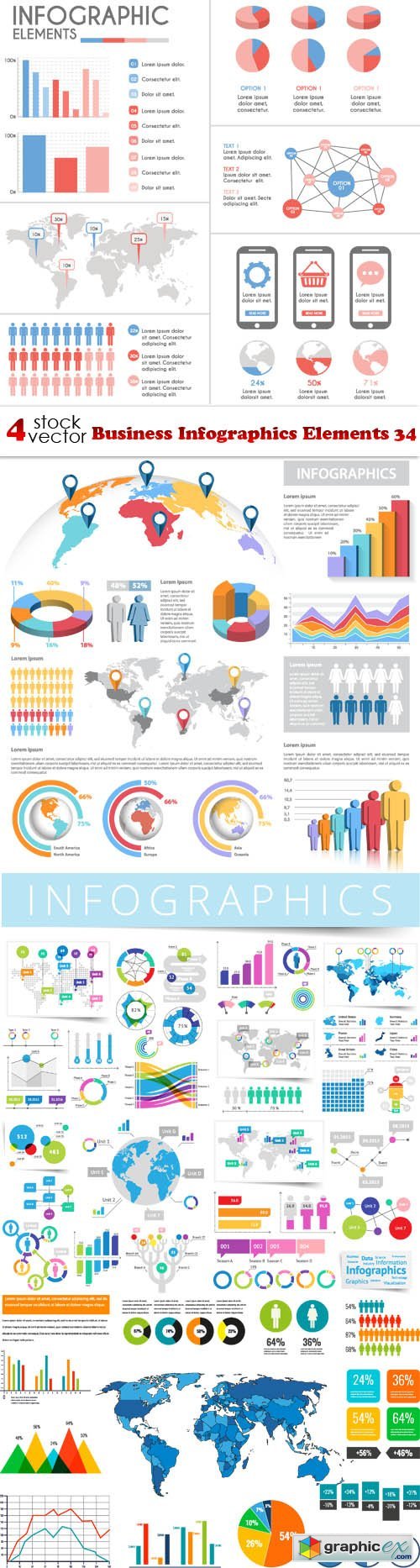 Business Infographics Elements 34