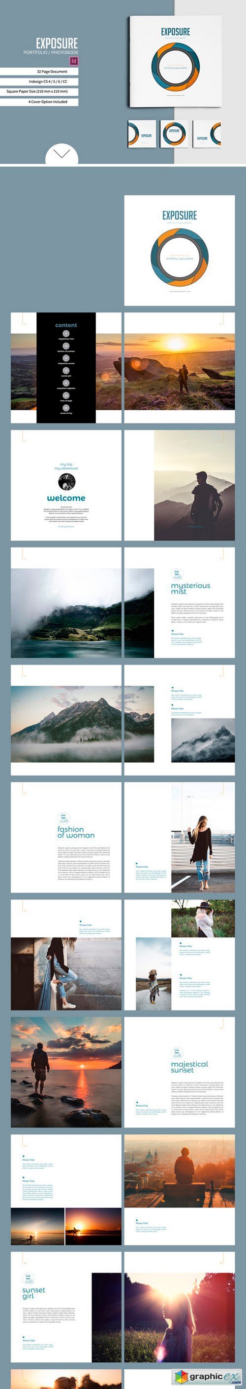 Square Brochure / Portfolio Template