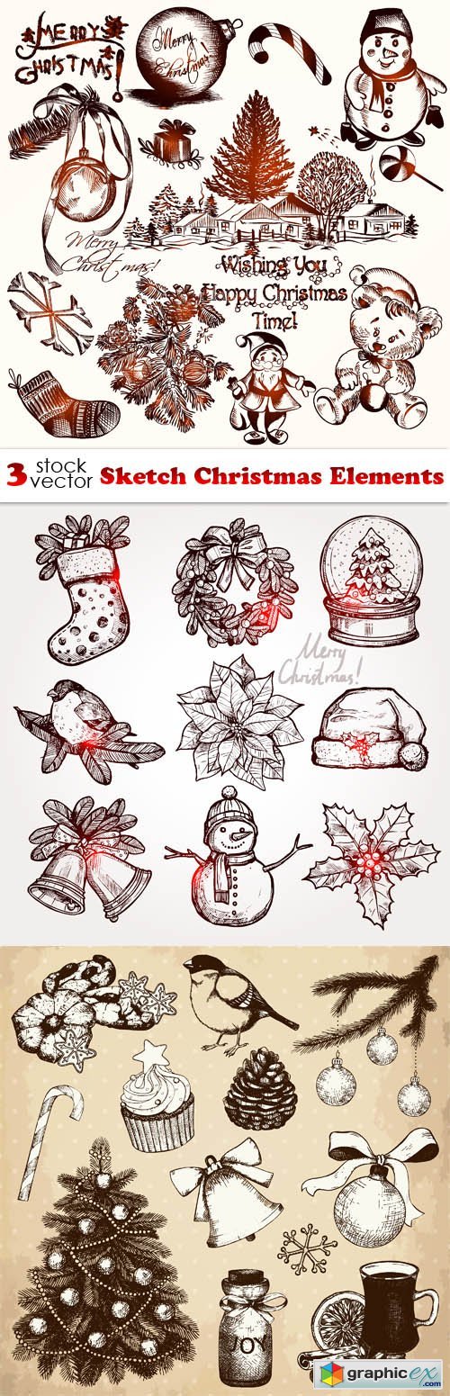 Sketch Christmas Elements