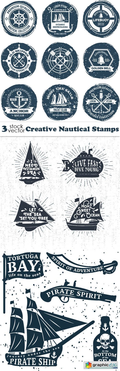 Creative Nautical Stamps