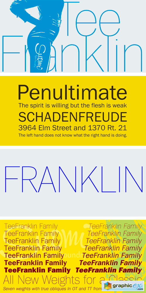 Tee Franklin Font Family