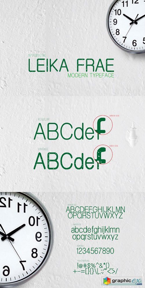 LEIKA FRAE Display Fonts