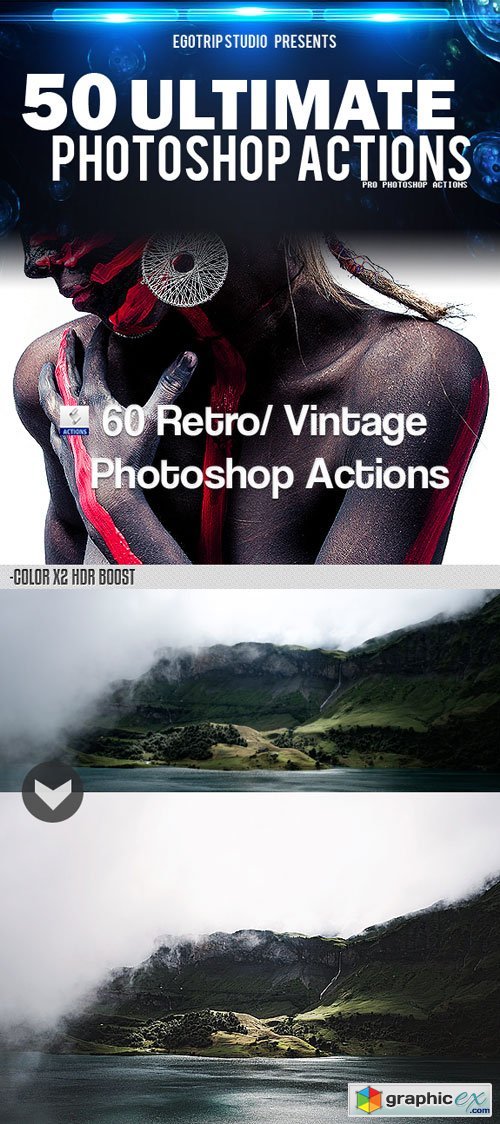 50 Ultimate Photoshop Actions