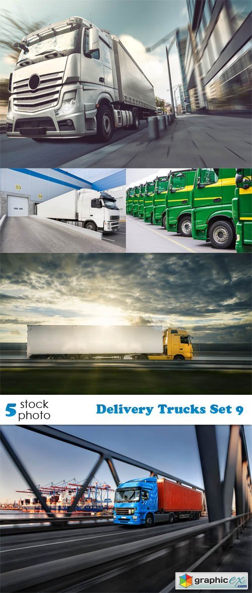 Delivery Trucks Set 9