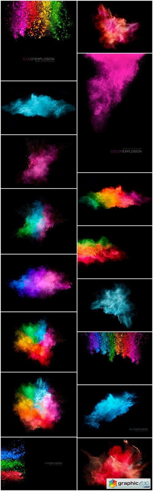 Explosion of Colored Powder 2 - 16xUHQ JPEG
