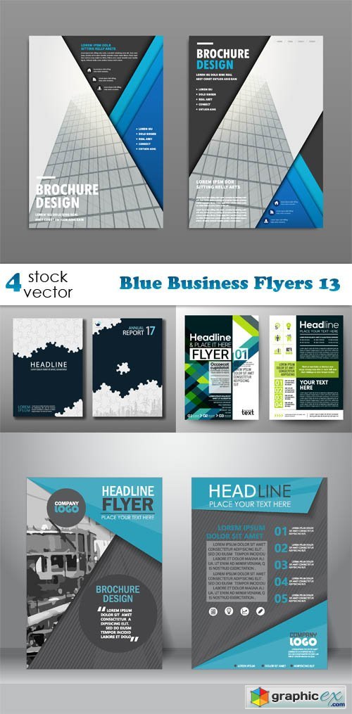 Blue Business Flyers 13