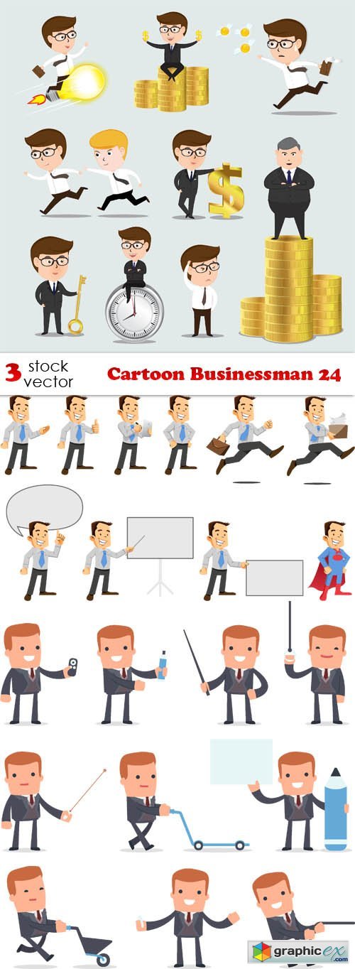 Cartoon Businessman 24