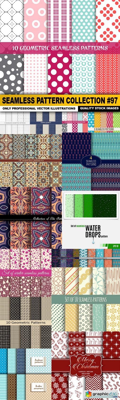 Seamless Pattern Collection #97 - 15 Vector