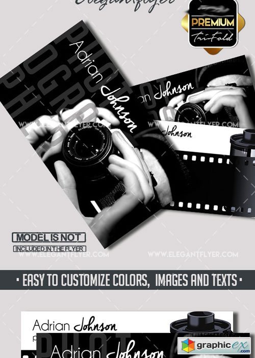 Photographer Premium Business card PSD V12 Template