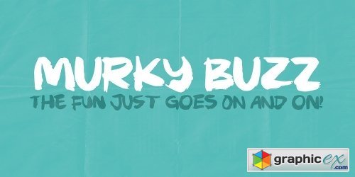 Murky Buzz Font Family - 2 Fonts