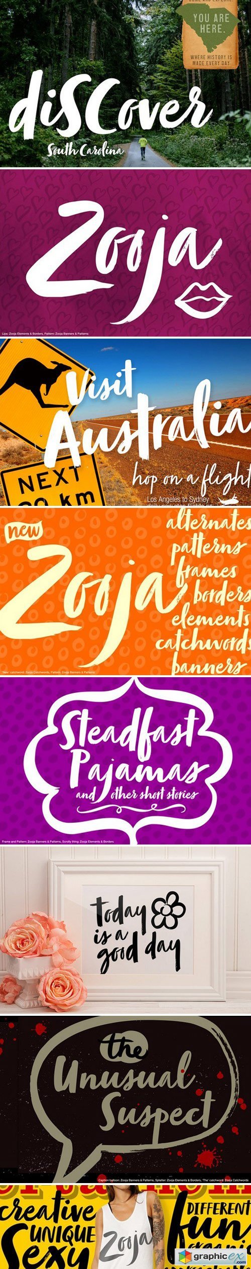 Zooja Script Font
