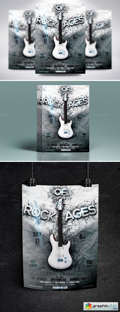 Rock Of Ages Flyer