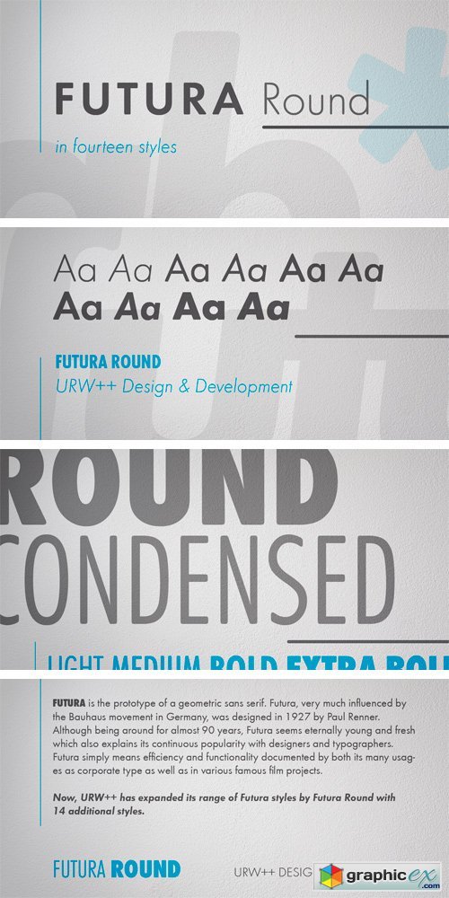 Futura Round Font Family