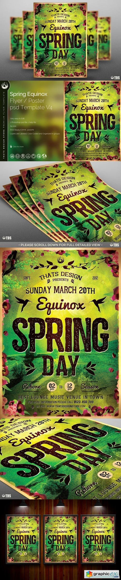 Spring Equinox Flyer Template V4