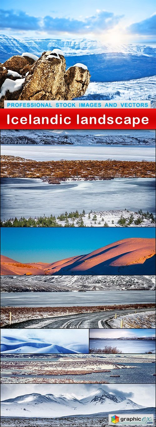 Icelandic landscape - 9 UHQ JPEG