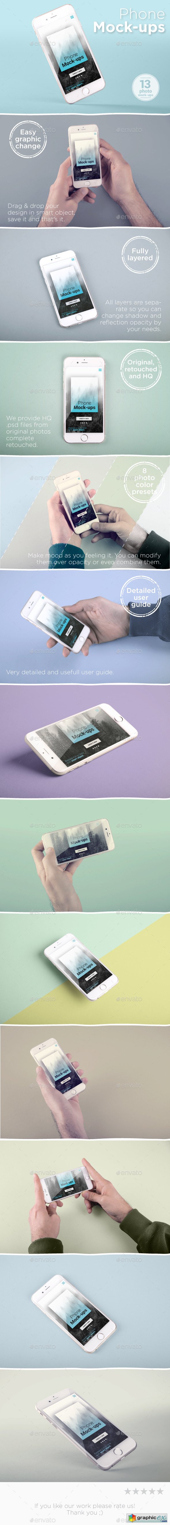 iPhone Mock-up Brending Templates