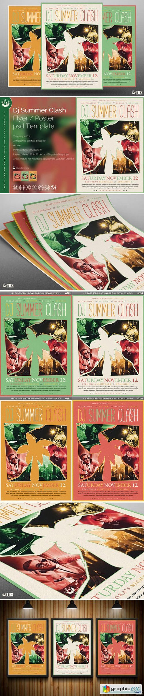 DJ Summer Clash Flyer Template