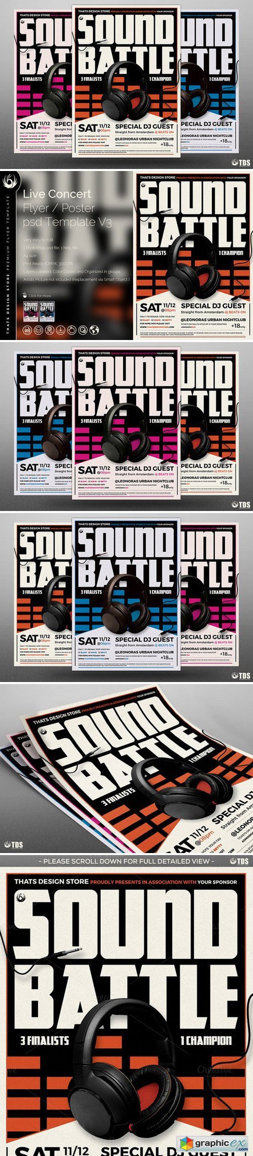 DJ Battle Flyer Template V3