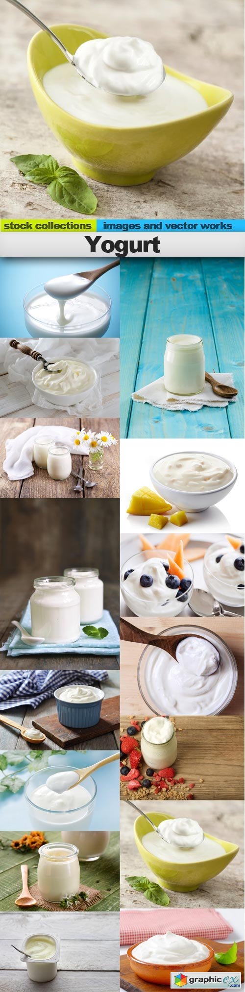 Yogurt, 15 x UHQ JPEG