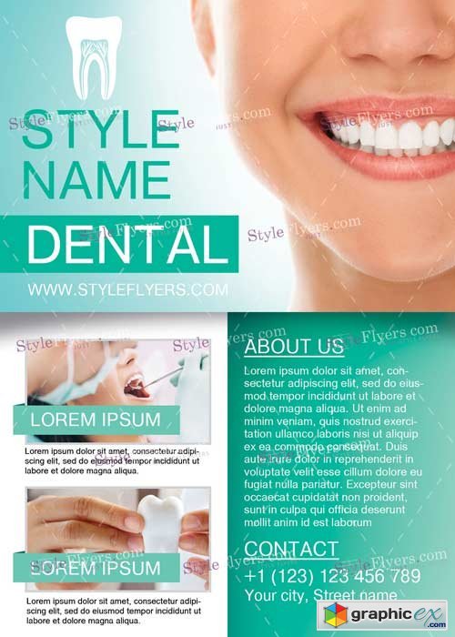 Dental PSD V11 Flyer Template