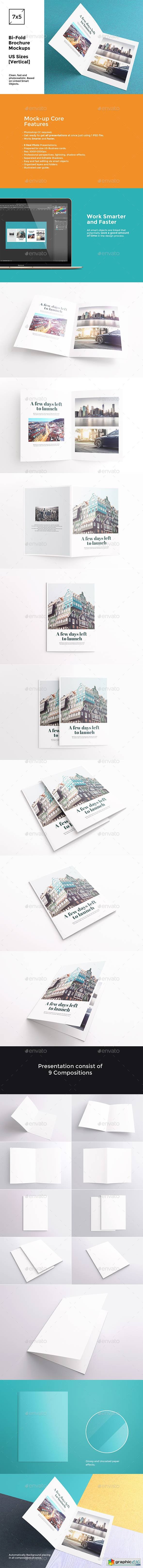 Bi-Fold Brochure / Flyer Mockups