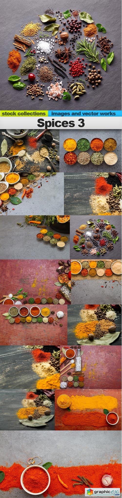 Spices 3, 15 x UHQ JPEG