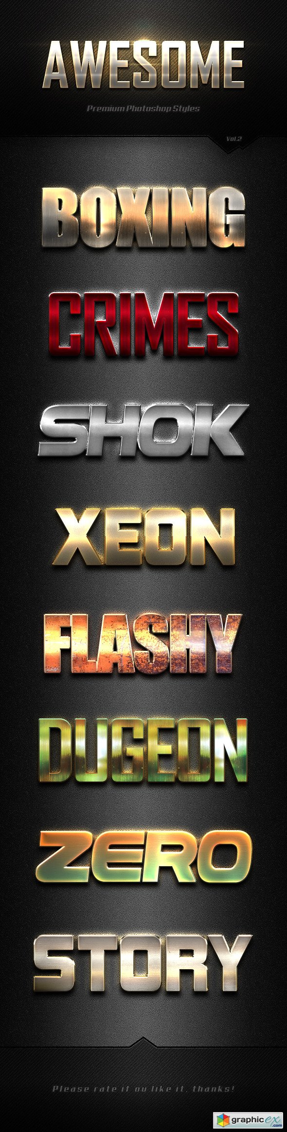 Awesome Photoshop Text Effects Vol.2
