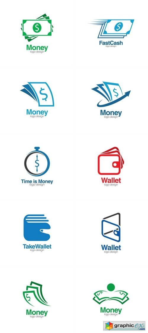 Money Creative Concept Logo Design Template