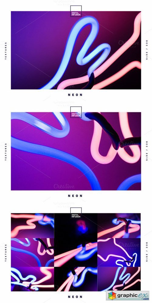 Neon Textures | Hero Image Bundle