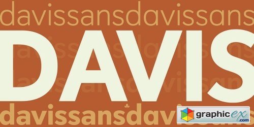 Davis Sans Font Family - 8 Fonts