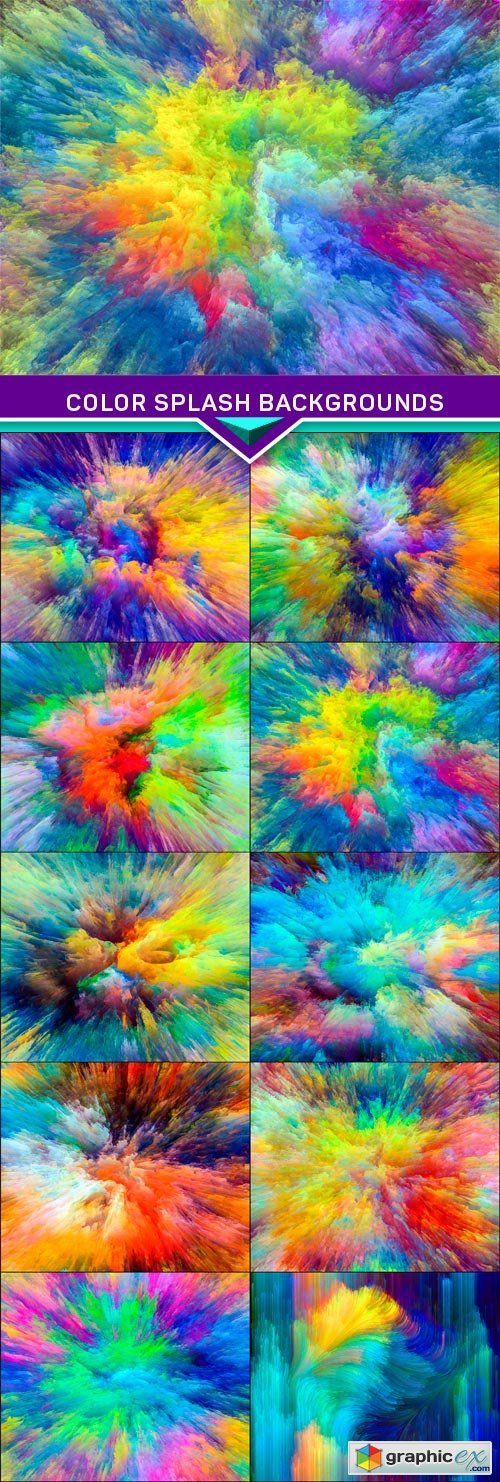 Color Splash Backgrounds 10X JPEG