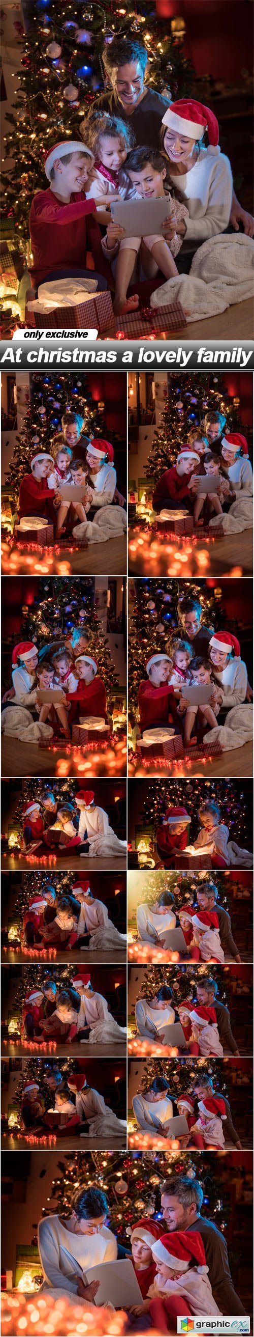 At christmas a lovely family - 13 UHQ JPEG