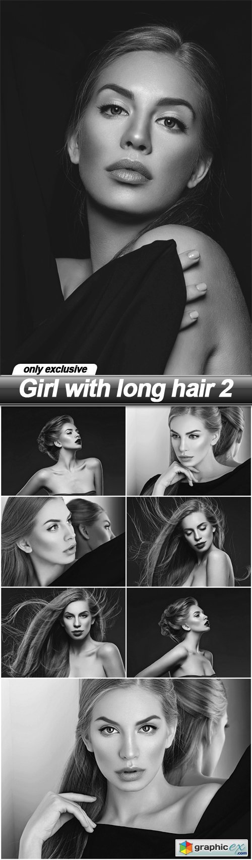 Girl with long hair 2 - 8 UHQ JPEG