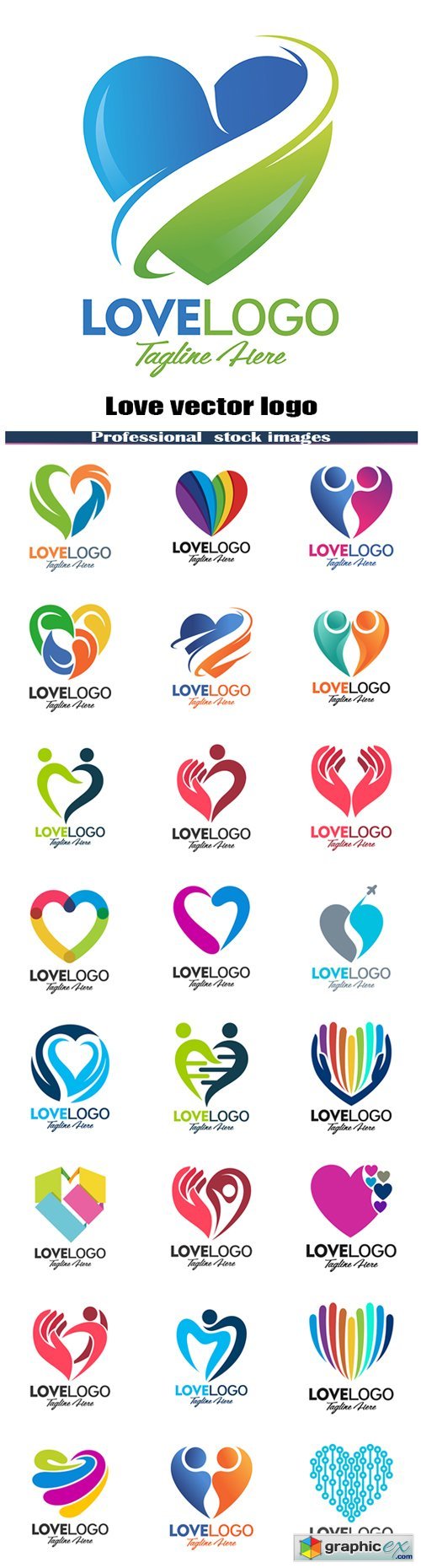 Love vector logo