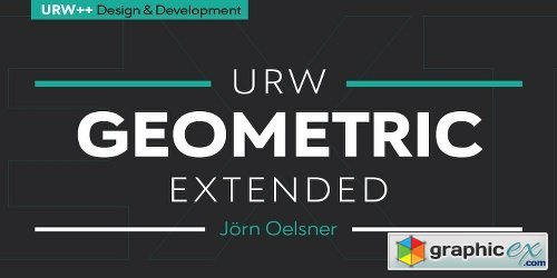 URW Geometric Extended Font Family 20 Fonts