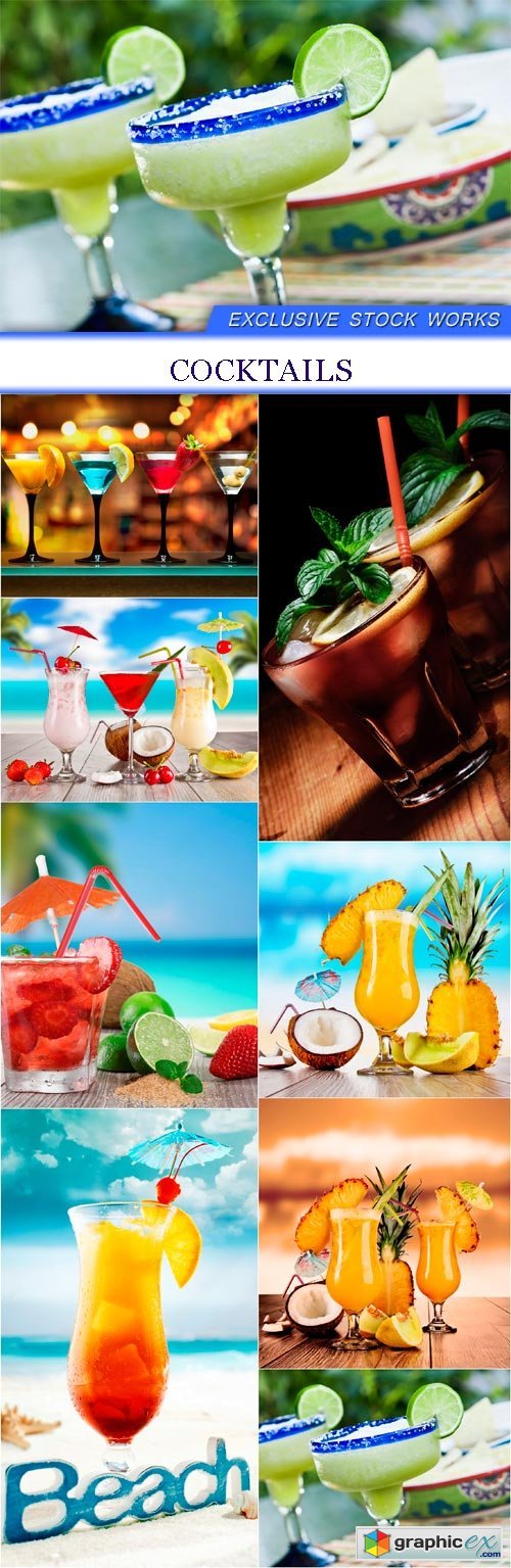 Cocktails 8X JPEG